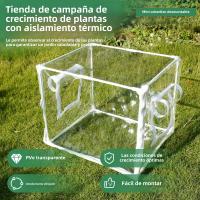Carpa De Jardín Para Plantas Insecto-Resistente Y Anti-Pájaros PVC Cubierta Invierno Calor Anti-UV Viento Portable Para Flores - details 8