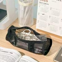 Bolsa De Almacenamiento Portátil Para Brochas De Maquillaje Grande Capacidad Doble Uso Con Estuche De Viaje Y Soporte De Pie - details 9