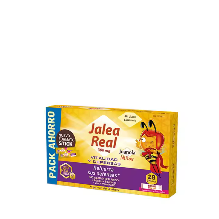 Juanola jalea real vitalidad y defensas niños 28 sticks - 1