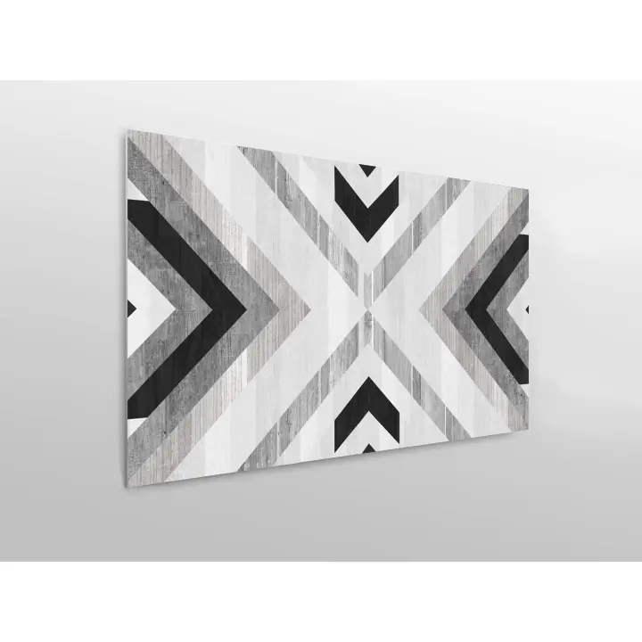 Oedim Cabecero Cama PVC Cabecero Madera Lineas Madera Gris en Diferentes medidas. Cabecero Ligero y elegante - 1