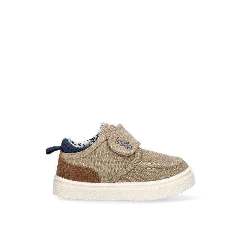 Nautico Kiova Mocasin Lois - Niño - Suela Plana - Modelo 46226 - Color Beige