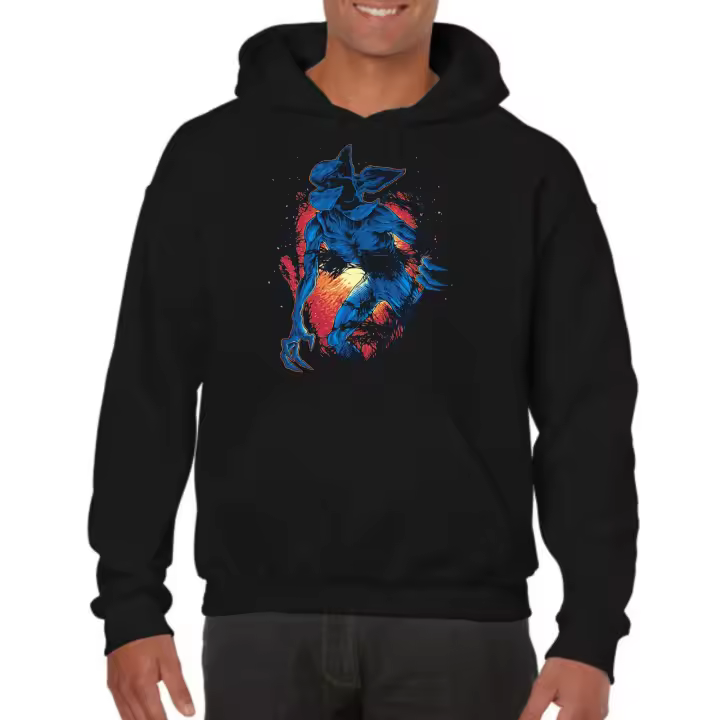 The Fan Tee Sudadera Con Capucha de HOMBRE Stranger Things Once Eleven Demogorgon Upside Down Hawkins 051 - 1