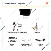 NaviFly Radio De Coche Inalámbrica 9 Pulgadas Con Wireless Carplay Y Android Auto Para Seat Leon 2 MK2 2005-2012 Reproductor Multimedia GPS Stereo Con Soporte Para Control Del Volante - details 4