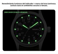 Reloj De Campo Para Mujer TPW 2026 Luminoso 38mm Fácil De Leer Con Correa De Tela Mostrador De 24 Horas Fecha Función Día Movimiento De Cuarzo - details 6
