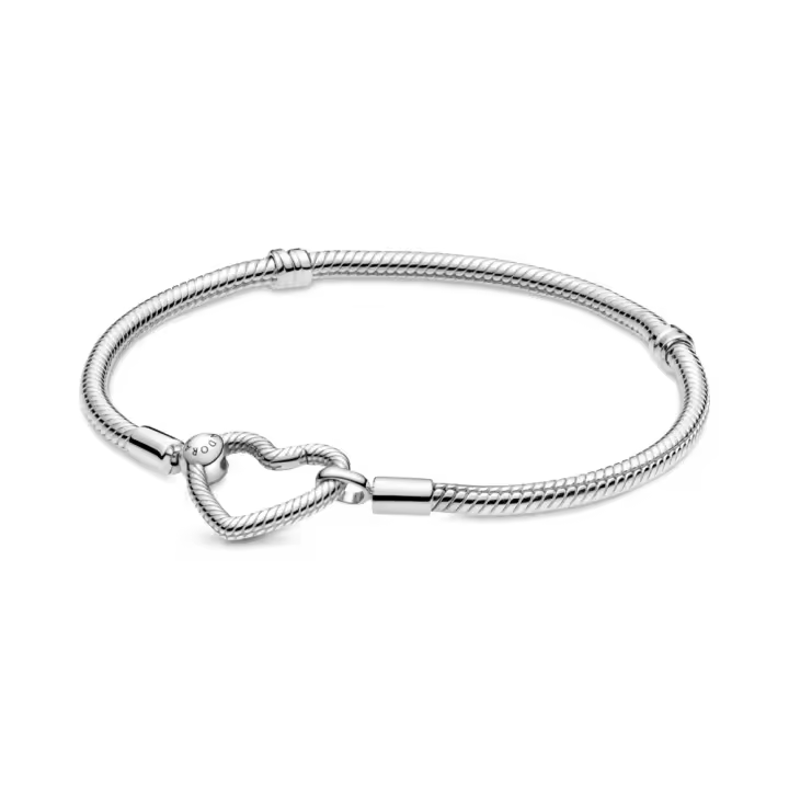 Pandora Pulsera Pandora Moments en plata de ley Cadena de Serpiente Cierre 599539C00 , para Mujer - 1