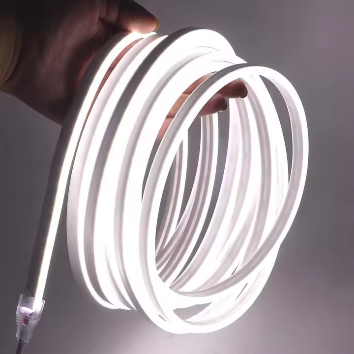 Tira de LED de Neón Flexible – Luz LED Decorativa Impermeable, 2835-120D, Luz Frío 6500K / Luz Cálida 3000K, USB 5V / DC12V / DC24V, para Interior y Exterior - 1