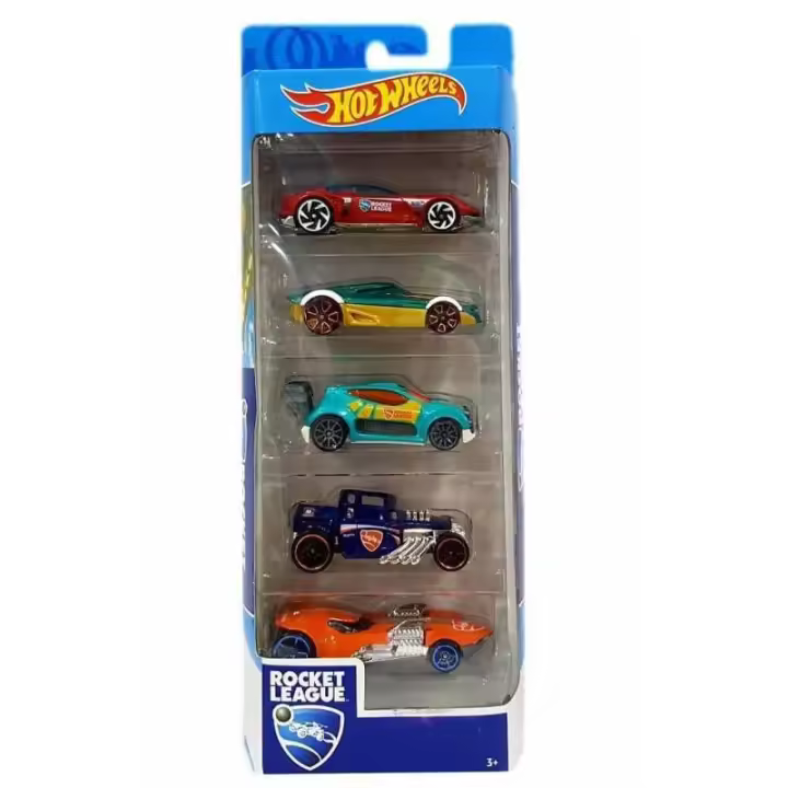 Hot Wheels Pack de 5 vehículos, coches de juguete - 1