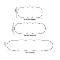 Carpetas De Piso De Felpa Falsa 1 M De Tamaño En Color Caqui Para Decoración Del Hogar Sala De Estar Dormitorio Baño Pared De Ventana Oceánica Antideslizante Resistente Al Desvanecimiento Lavable a Mano Y Máquina - details 1