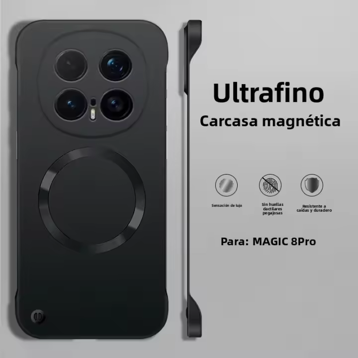 Carcasa De Teléfono Ultra Delgada Y Metálica Magnética Para Magsafe Compatible Con Honor Magic 8 7 6 5 pro Lite X9D X9C Cubierta Fuerte Antigolpes a Prueba De Polvo Y Scratch - 1