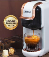 Máquina de café en cápsulas HiBREW H2B 5 en 1 - Compatible con 4 cápsulas de café y café espresso molido, prepara café frío, espresso, capuchino y Long Black. Máquina de café para cocina de hotel - details 5