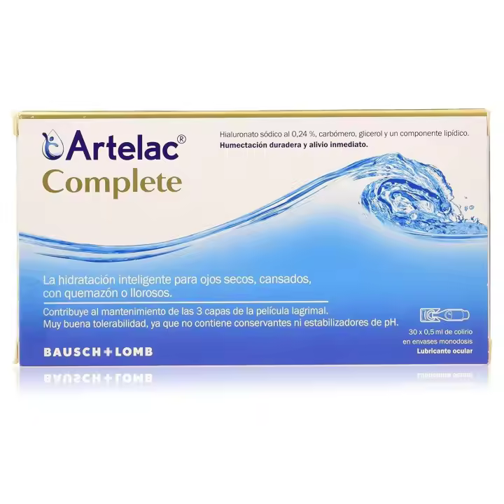 Artelac Complete Esteril Gotas Oculares (30 Monodosis 0,5 Ml) - 1