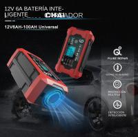 Cargador De Batería Para Coche 6A 12V Dispositivo De Recarga Inteligente Para Baterías De Plomo-Acido Con Pantalla LCD Para Coches Y Motocicletas - details 0