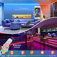 Tira De Luz LED Neón 3/5m Inteligente WIFI APP RGB 16 Colores Impermeable Flexible Compatible Con Alexa Para Decoración De Habitación - details 2
