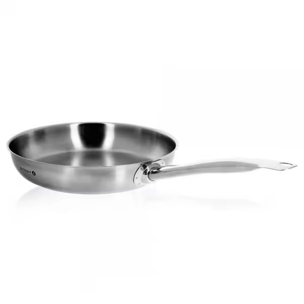 Sartén Profesional de Acero Inoxidable 18/10 Satinado de De Buyer, Ideal para Plancha, Sellado y Fritura en Todo Tipo de Cocina, Horno y Lavavajillas - 1