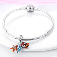 Encantos De Animal Colección Plata Francés Bulldog Gato Mariposa Ladybug Para Pulseras Originales Joyería Hechas a Medida - details 103