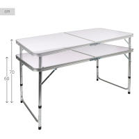 Mesa plegable regulable en altura con 4 taburetes Aktive - details 2