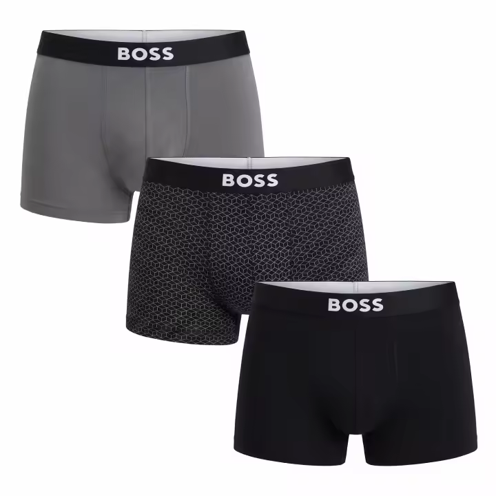 Hugo Boss-Pack 3 Bóxer Hombre de Algodón Orgánico 50549832 - 1