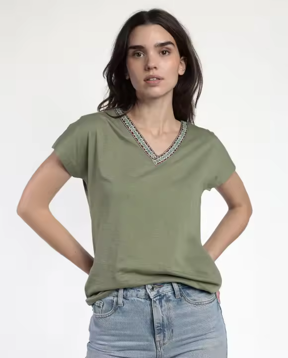 ADMAS Camiseta Manga Caída Mexico para Mujer - 1