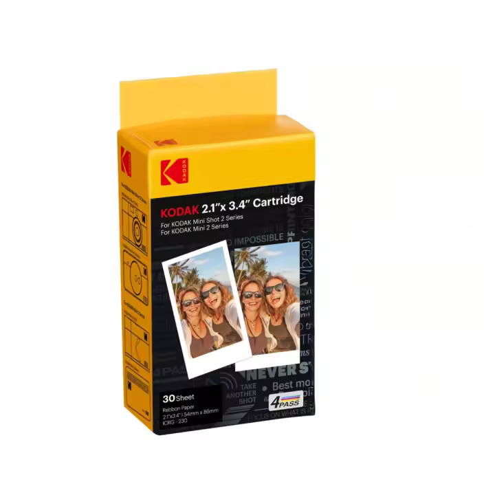 Kodak ICRG230 Cartucho Papel Fotográfico 4PASS para Mini Shot 2 - 1
