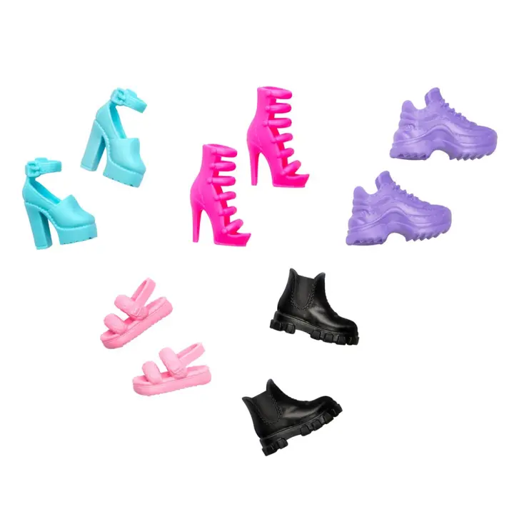 Zapatos Barbie Pack de 5 pares (Mattel HWV71) - 1
