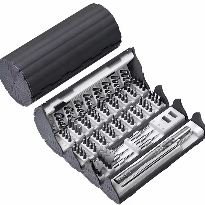 128 en 1 Juego de Destornilladores de Precisión Magnéticos – Kit Profesional Portátil para Reparación de Electrónicos y Teléfonos - 1