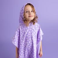 Poncho de Playa para peques de 3 a 6 años Lila Panther de Swim Essentials - details 1