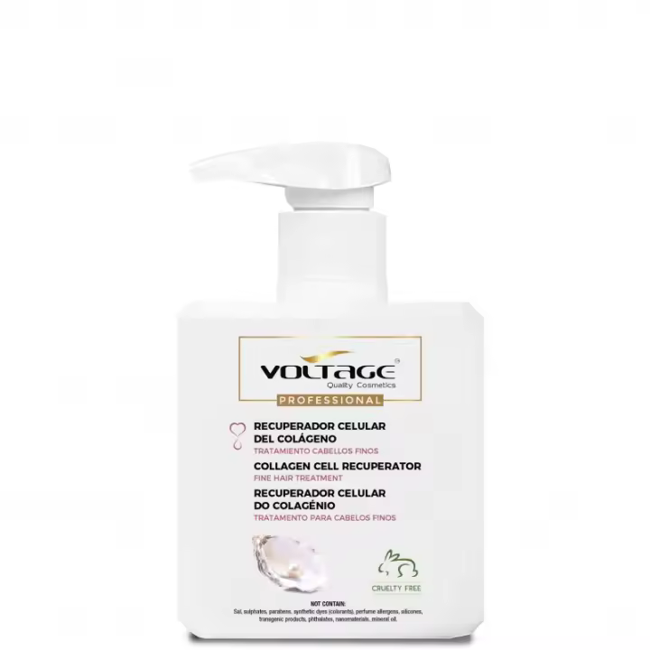 Voltage Cosmetics Recuperador Celular de Colágeno Marino 500ml Tratamiento Capilar Intensivo - 1