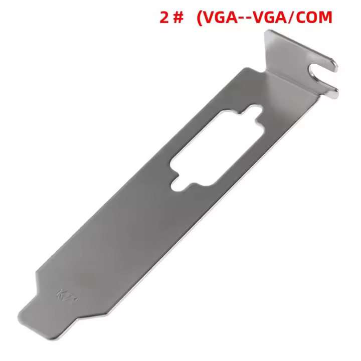 Adaptador De Bracket De Bajo Perfil Para Tarjeta Gráfica De Video Con Puertos DVI HDMI VGA Compatible Con PC Hardware - 1