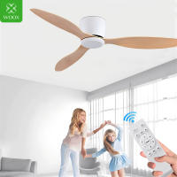 Ventilador de techo moderno 2 en 1 de alta calidad con luz y control remoto, 45 W. Ventilador de 86 cm (34") con 6 velocidades, motor DC de cobre puro, silencioso y que favorece el sueño. Cuenta con 3 aspas de ABS, luz LED regulable sin escalones. - details 1