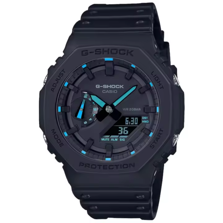 Reloj Analógico Digital de Cuarzo Para Hombre Casio G-Shock GA-2100, Diámetro 45MM - 1