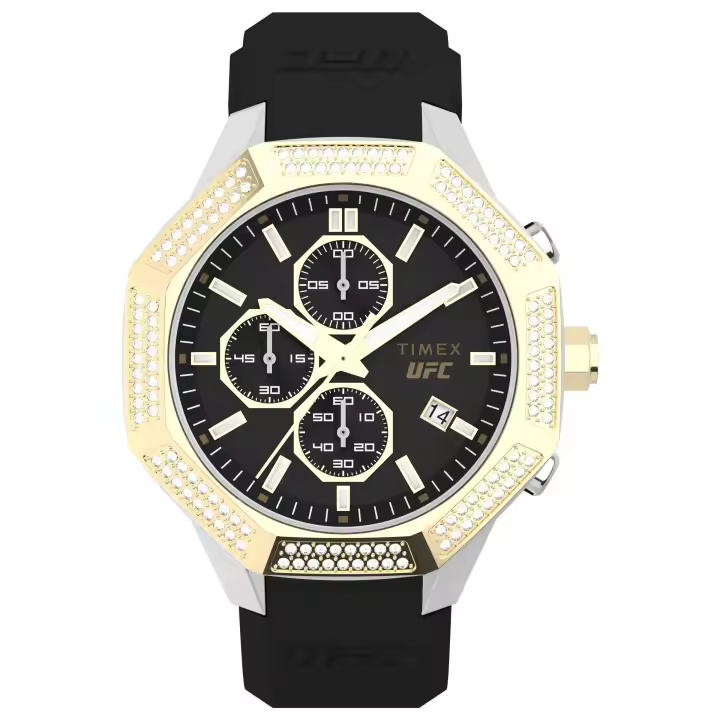 Timex Reloj Hombre Analogico Cuarzo con Correa de Silicona TW2V99200 - 1