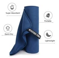 Toalla Deportiva De Microfibra Secado Rápido Con Bolsillo Para Yoga Playa Gimnasio Y Piscina Absorbente Ultraligera Portátil - details 3