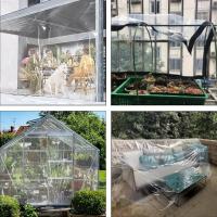 Tela Transparente Impermeable Y Antigolpes De PVC Para Jardín Cobertura Protectora Para Plantas De Suculentas Y Terrazas Previene La Neve - details 7