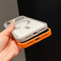 Funda De Lujo UltraDelgada PC Magsafe Para iPhone 17 pro Max Translúcida Magnética Con Botón De Control De Cámara Antigolpes - details 2