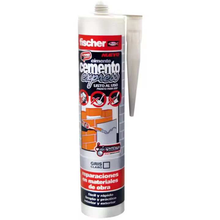 Cemento express gris oscuro 512348 fischer - 1
