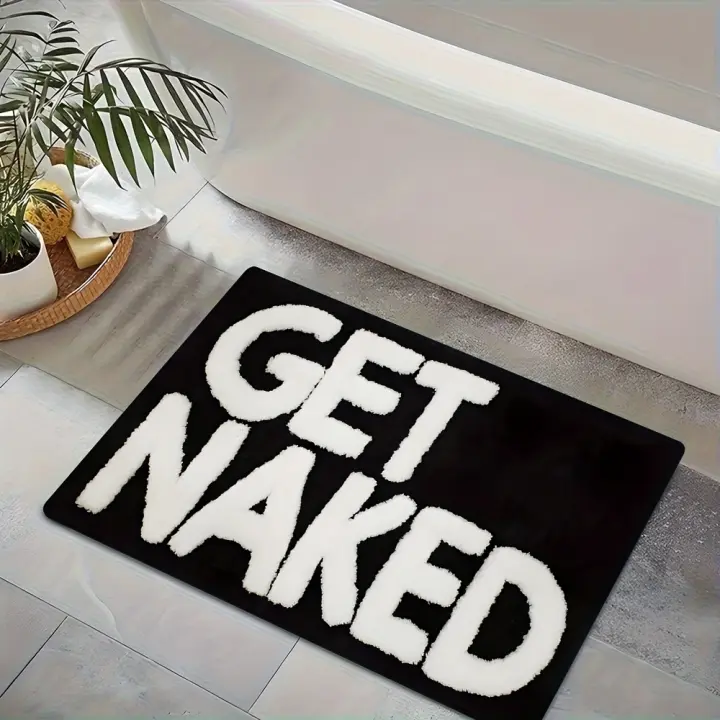 VIKAMA Alfombra Textil GET NAKED Suave Para Entrada Sala De Estar Dormitorio Cocina Baño Decoración De Hogar Alfombra De Piso American Style - 1