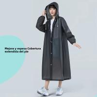 Chaqueta Impermeable Para Hombres Y Mujeres Capa De Lluvia Con Gorro Para Turismo Al Aire Libre Senderismo Adulto - details 3
