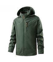 Chaqueta De Corrida Para Hombres Impermeable Y a La Viento Con Capucha Ligera Y Transpirable Ropa De Escalada Y Pesca - details 15