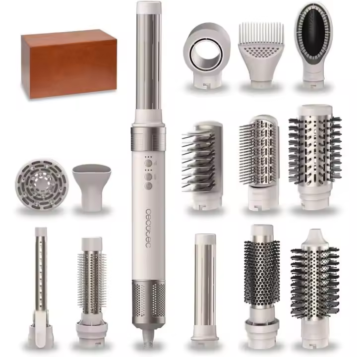 Cecotec Cepillo de Aire Caliente Secador Moldeador Alisador 14 Cabezales Tecnología Coanda CeramicCare 14in1 - 1