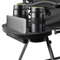 T-LoVendo Pack 2 Tumbonas o Sillas de Exterior Plegables para jardín, Playa, Piscina, terraza. Gravedad Zero 2 Unidades, Acero Ligero, Portavasos y Reposacabezas. - details 3