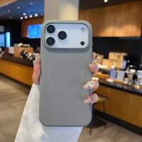 Funda De Teléfono De Silicona Líquida De Lujo Magnética Para Carga Inalámbrica Compatible Con iPhone 17 Air 17 pro Max Bumper Color Sólido - details 12