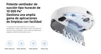 Xiaomi Robot Vacuum S40 - Aspirador y Friegasuelos con Navegación Laser LDS 360° | Succión Ultra Potente 10000Pa con Tecnología Antienredos | Batería 5200mAh hasta 180min | Deposito Polvo 520ml + Agua 270ml | Compatible con Amazon Alexa y Google Home - details 10