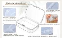 Caja De Almacenamiento PP Mini Transparente De Plástico Para Joyería Piedras Preciosas Artículos Pequeños Caja Cuadrada Rectangular Reutilizable - details 1