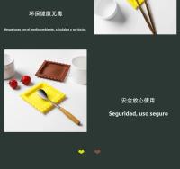 2pcs Almohadilla De Cuchara Creativa En Forma De Galleta Silicona Cartoon Para Escritorio Aislante Térmico Y Antideslizante - details 9