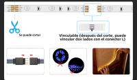 Tira De LED RGB Flexible 40m/30m/20m/15m DC 24V Con Control Por App Y Sincronización Musical Para Decoración De Navidad Y Habitaciones - details 8