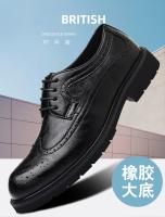 Zapatos De Vestir Para Hombre Cómodos Y Transpirables Antideslizantes Clásicos Para Bodas Y Oficina Material De Cuero Formal Elegante - details 3