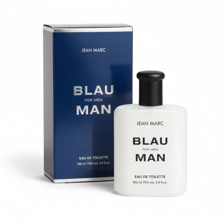 Perfume masculino Jean Marc Blau Man Eau de Toilette, fragancia fresca y moderna con un estilo limpio y versátil, ideal para el día a día o uso diario. Presentado en frasco original con estuche. 🚚 Envíos a España 24/48 horas. - 1