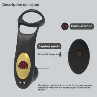 FLXUR Masajeador De Prostata Para Hombres Juguete Sexual Con Anillo Para Pene Y Plug Anal Vibration Dual Control Remoto Inalámbrico IPX7 Impermeable - details 7