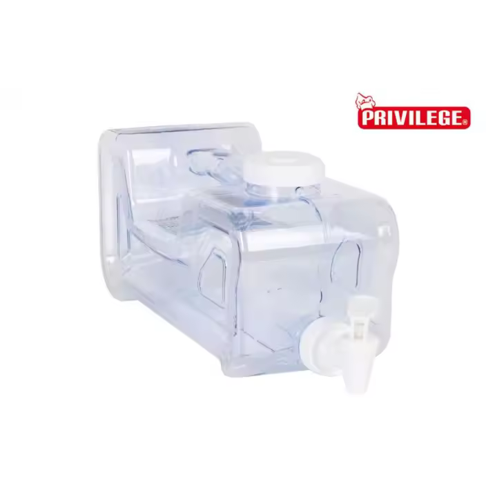 Dispensador de Agua Reutilizable 3.8L/4.2L con Grifo y Asas, Botella para Bebidas Frías, Refrescos, Nevera, Frigorífico - 1