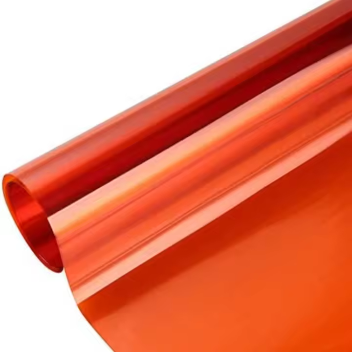 Película De Pared De Cola De Caballo Naranja Translúcida Autoadhesiva Para Decoración De Navidad Y Fiestas En Casa Y Edificios - 1
